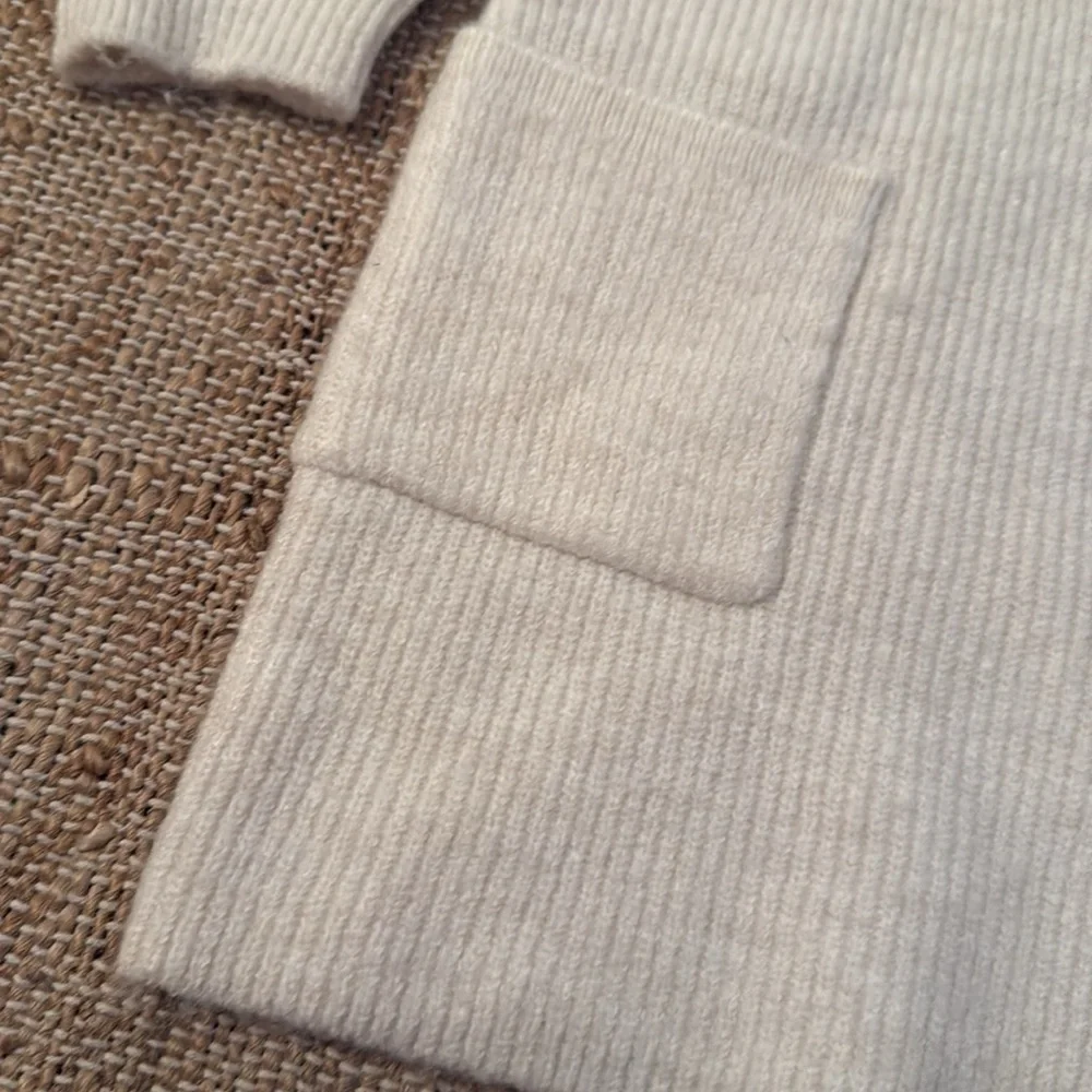 Baby Gap Crean Knit Sweater Dress Pockets 3T